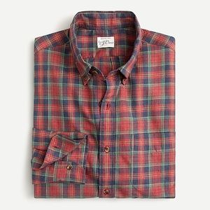 J. Crew Slim brushed twill shirt in plaid
